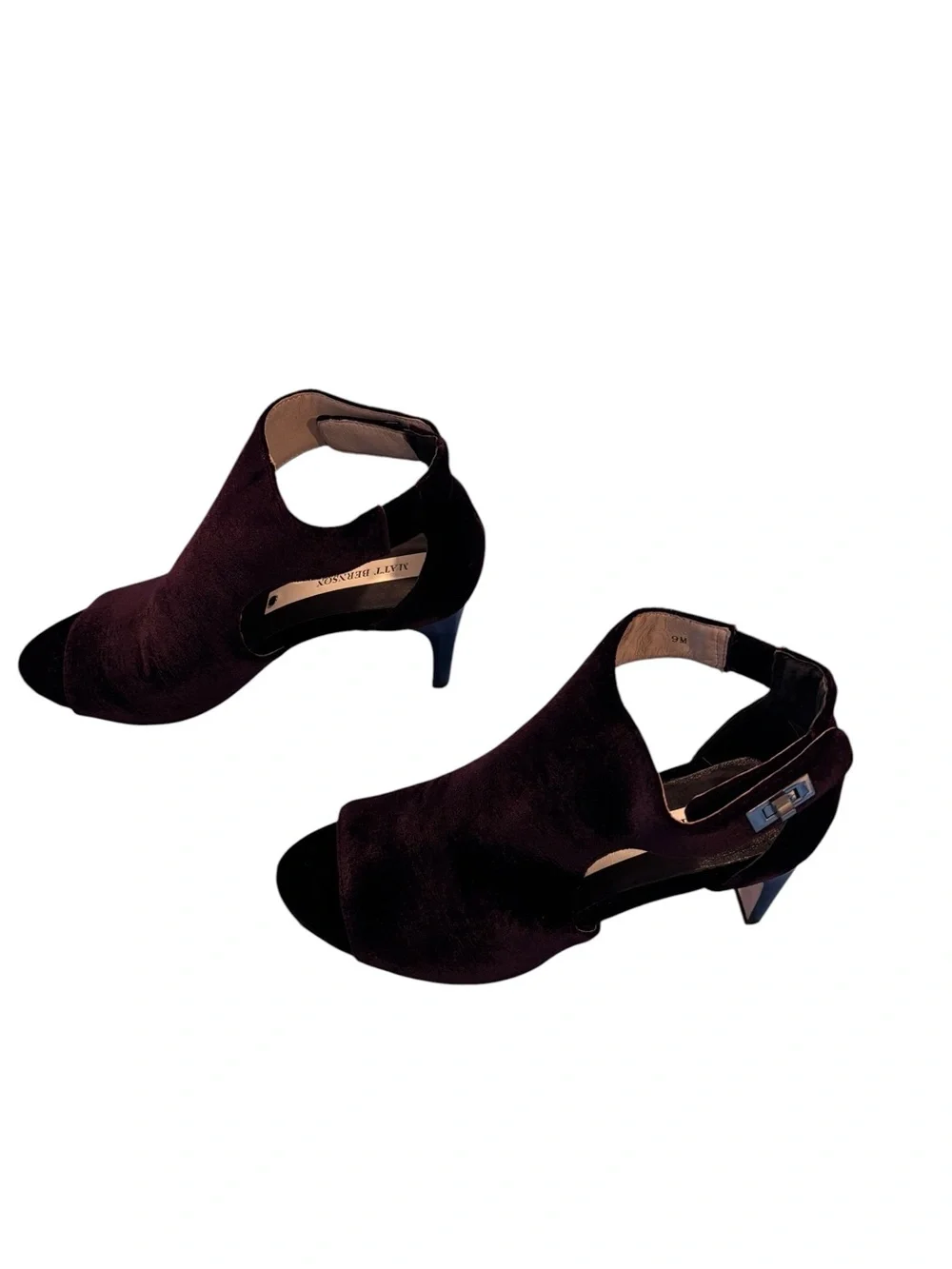 Matt Bernson Lyra Velvet Shooties in Plum
